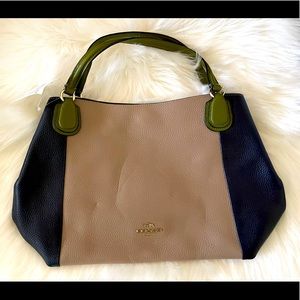 NWT coach multi color purse